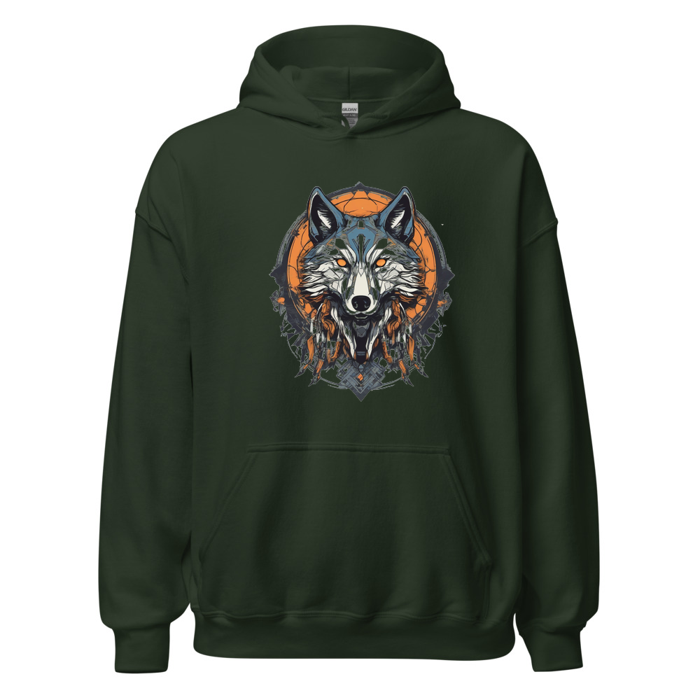 Forest Hoodie with print art