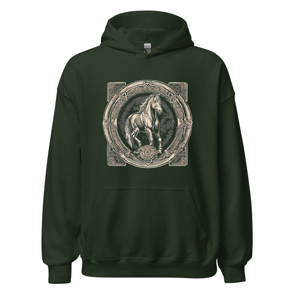Forest Hoodie with print art