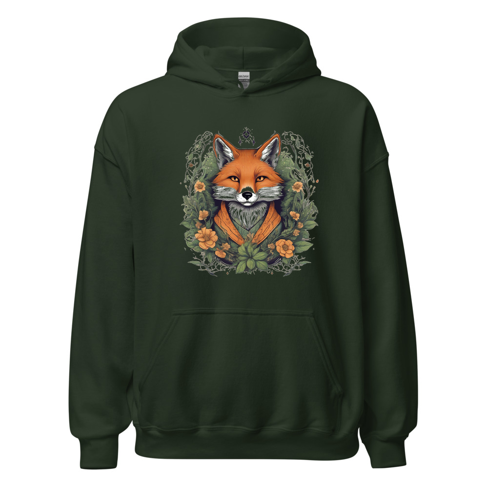 Forest Hoodie with print art