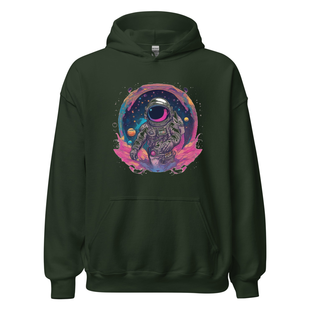 Forest Hoodie with print art