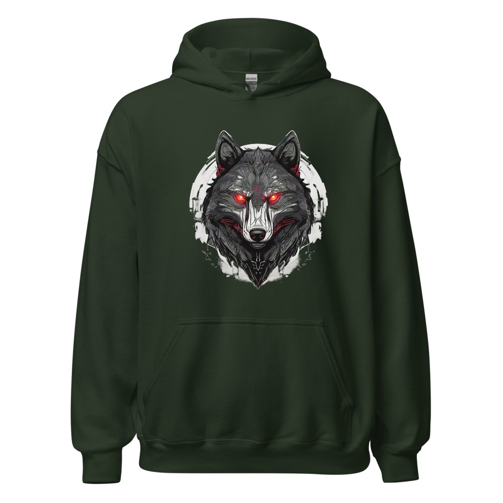 Forest Hoodie with print art