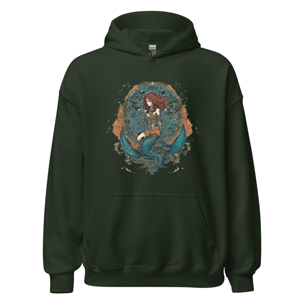 Forest Hoodie with print art