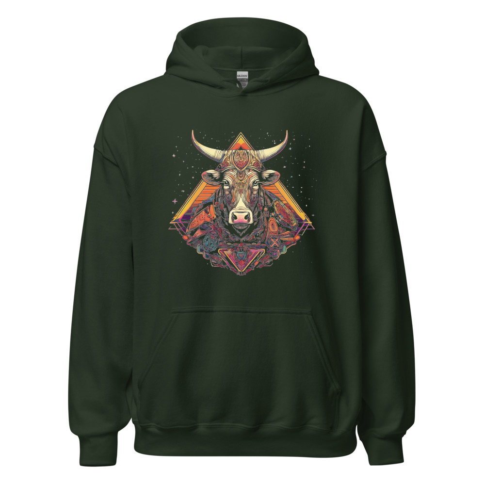 Forest Hoodie with print art