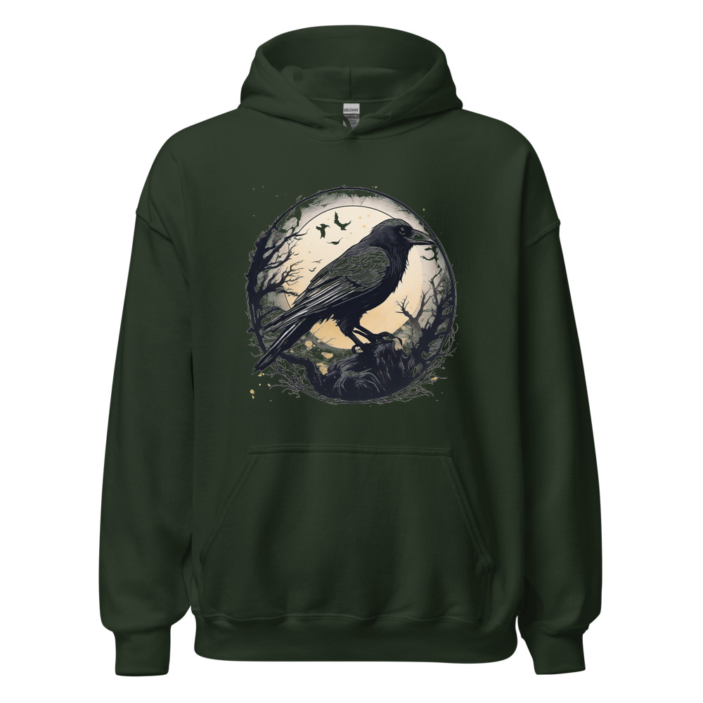 Forest Hoodie with print art