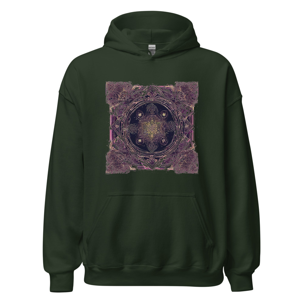 Forest Hoodie with print art