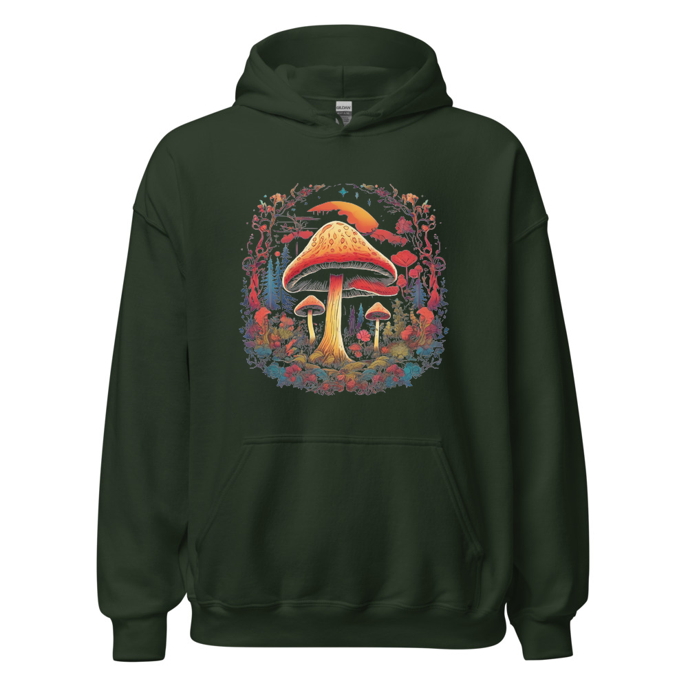 Forest Hoodie with print art