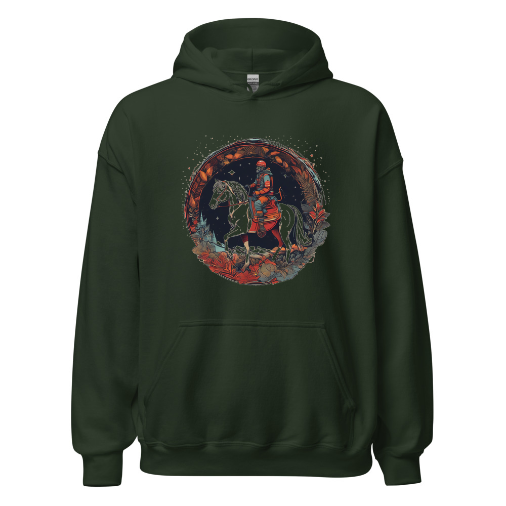 Forest Hoodie with print art