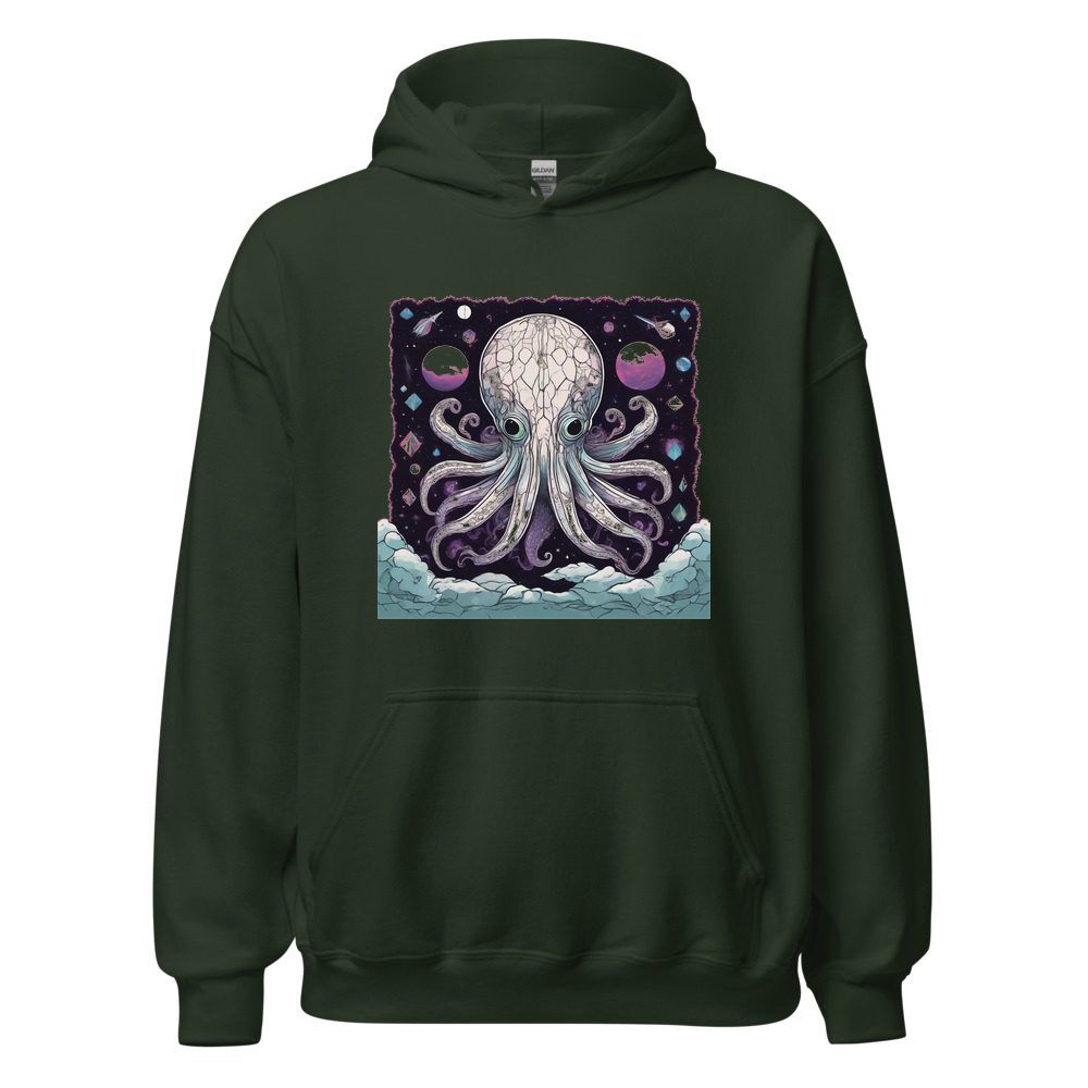 Forest Hoodie with print art