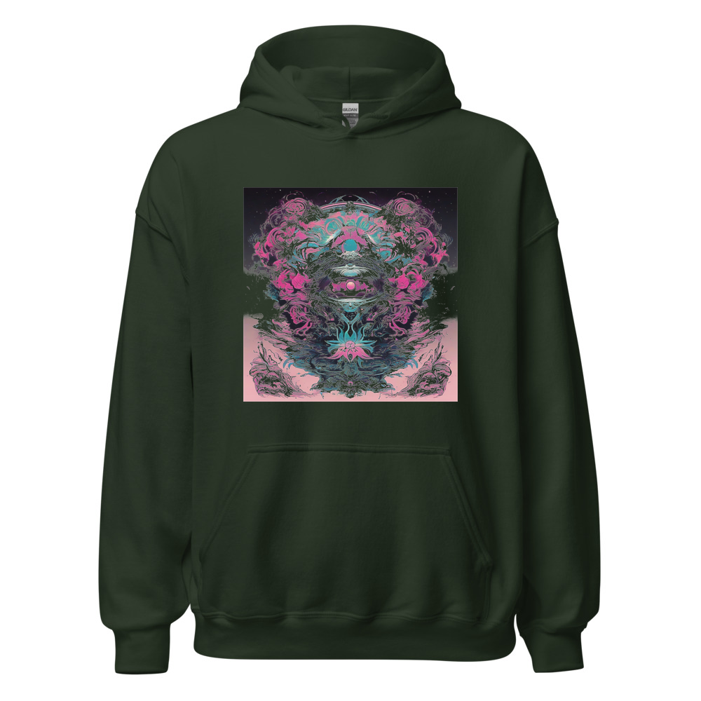 Forest Hoodie with print art
