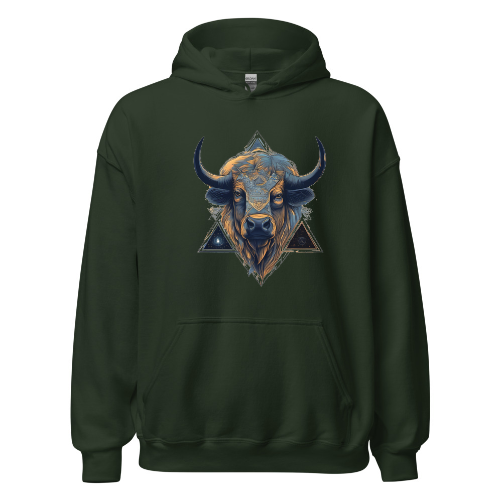 Forest Hoodie with print art