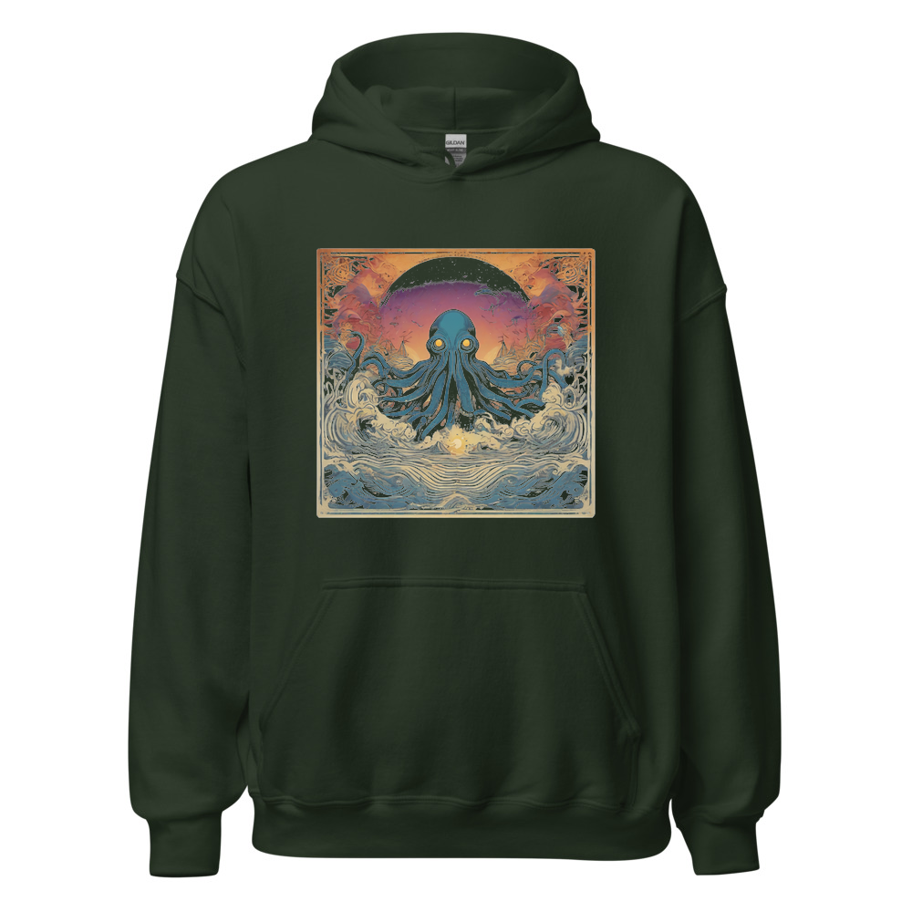 Forest Hoodie with print art