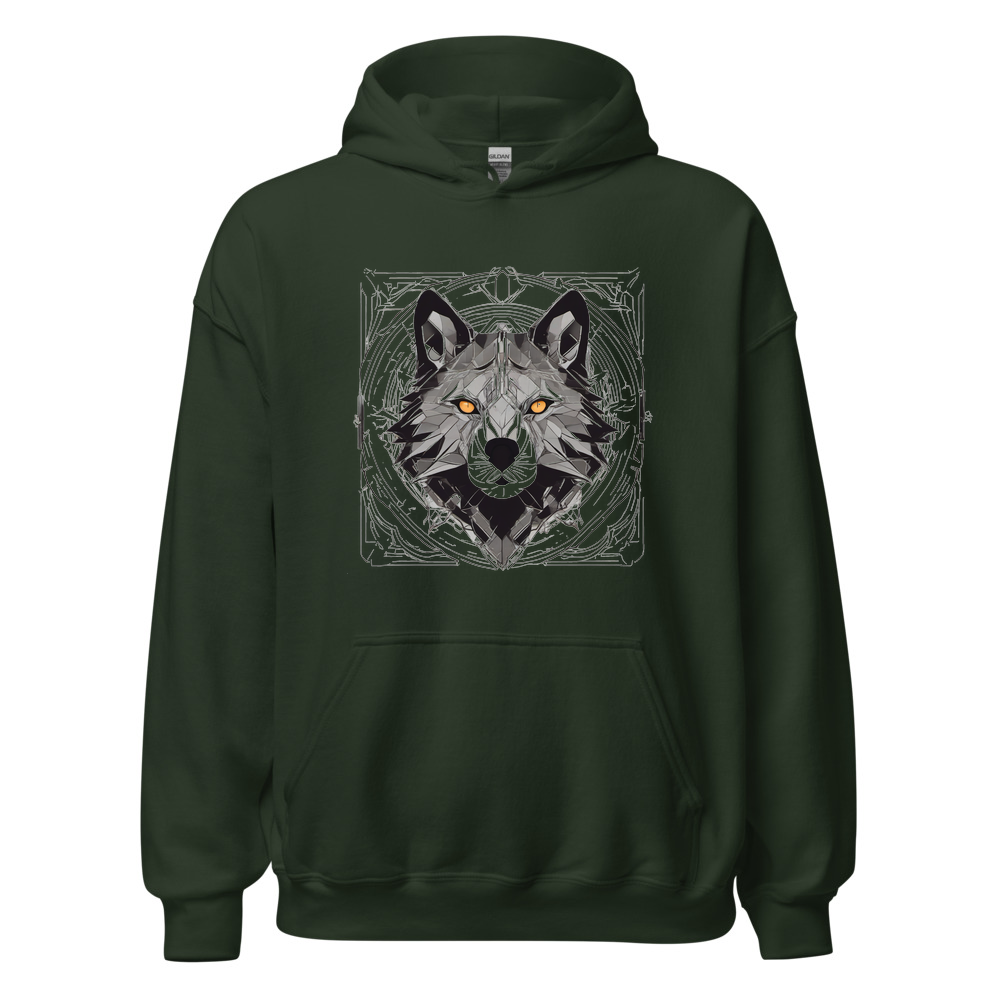 Forest Hoodie with print art