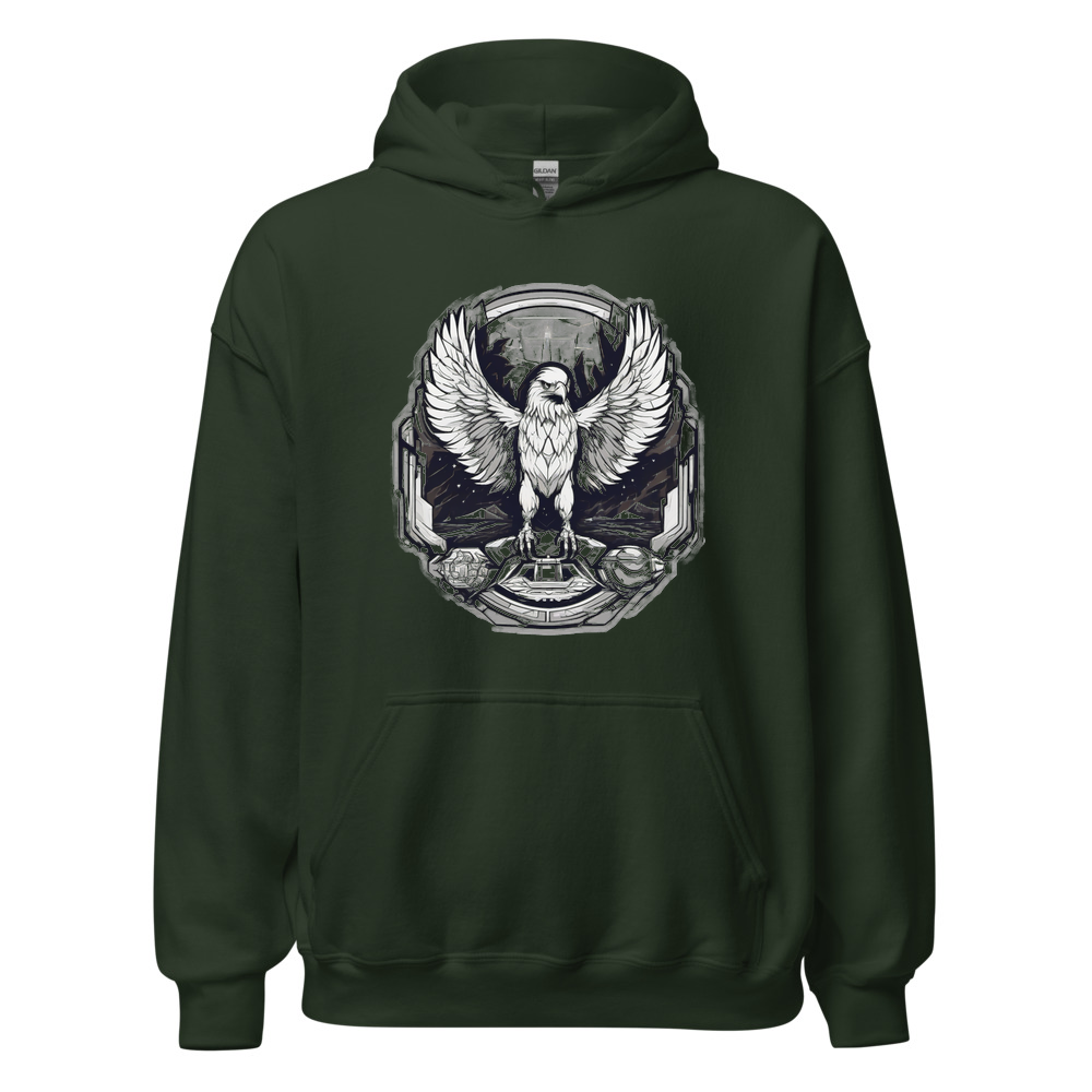 Forest Hoodie with print art
