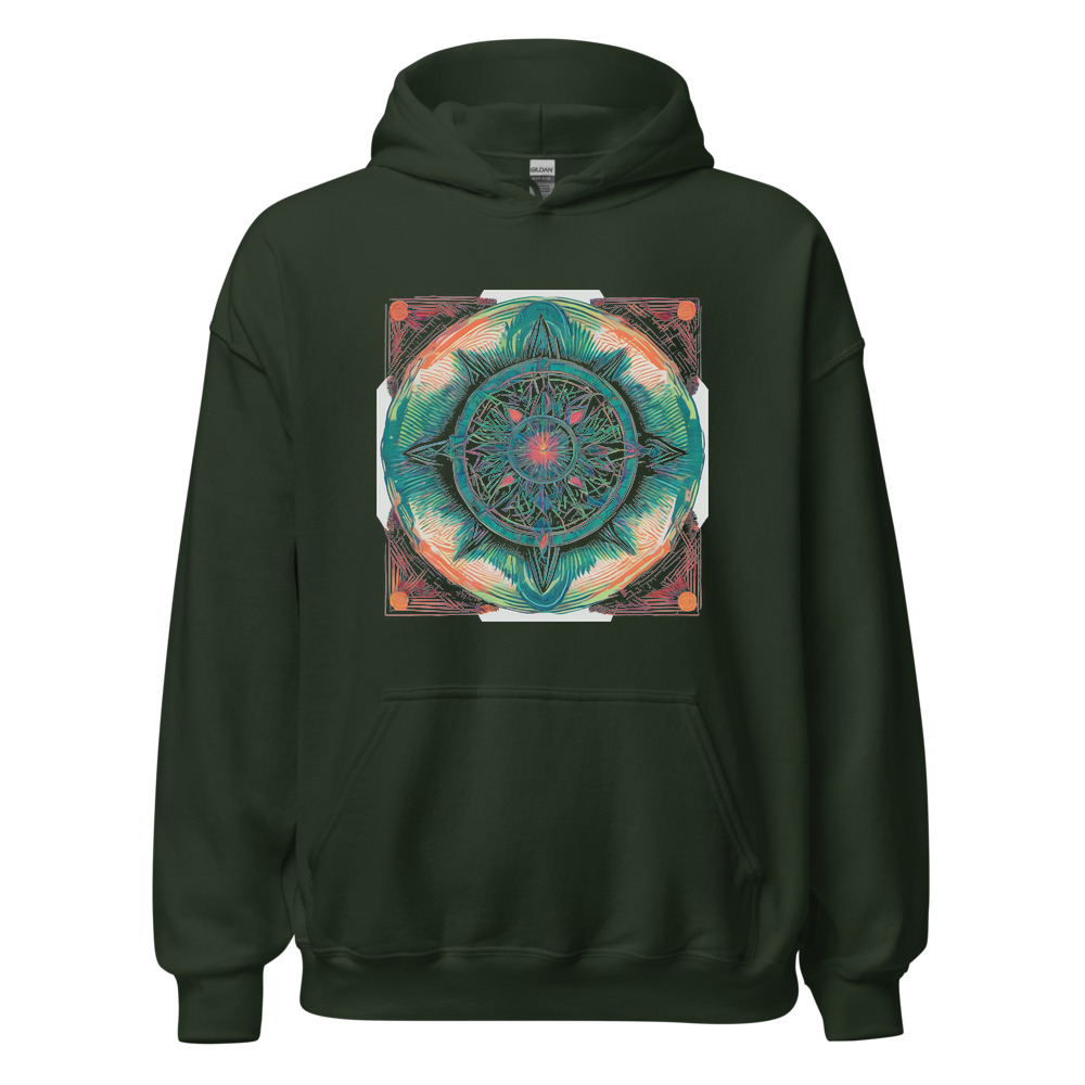 Forest Hoodie with print art