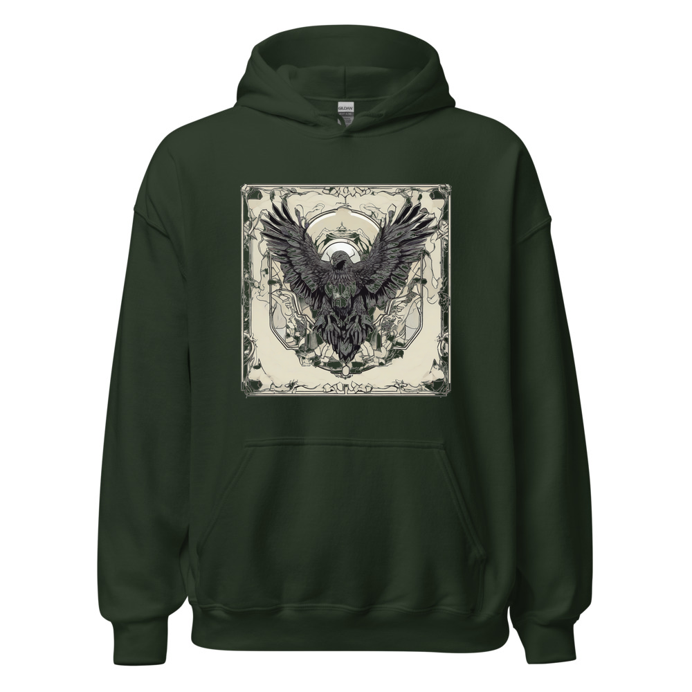 Forest Hoodie with print art
