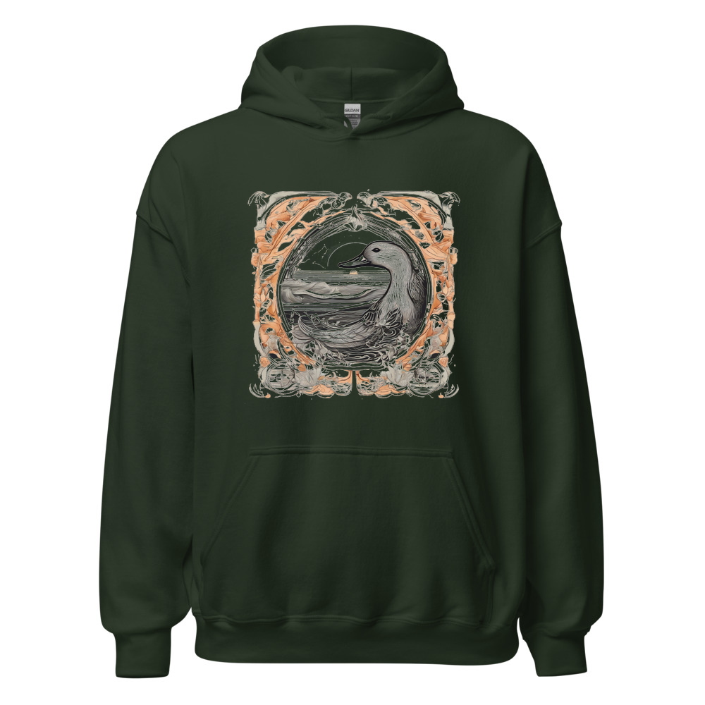 Forest Hoodie with print art