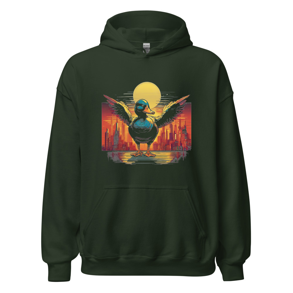 Forest Hoodie with print art