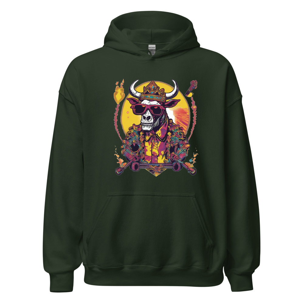 Forest Hoodie with print art