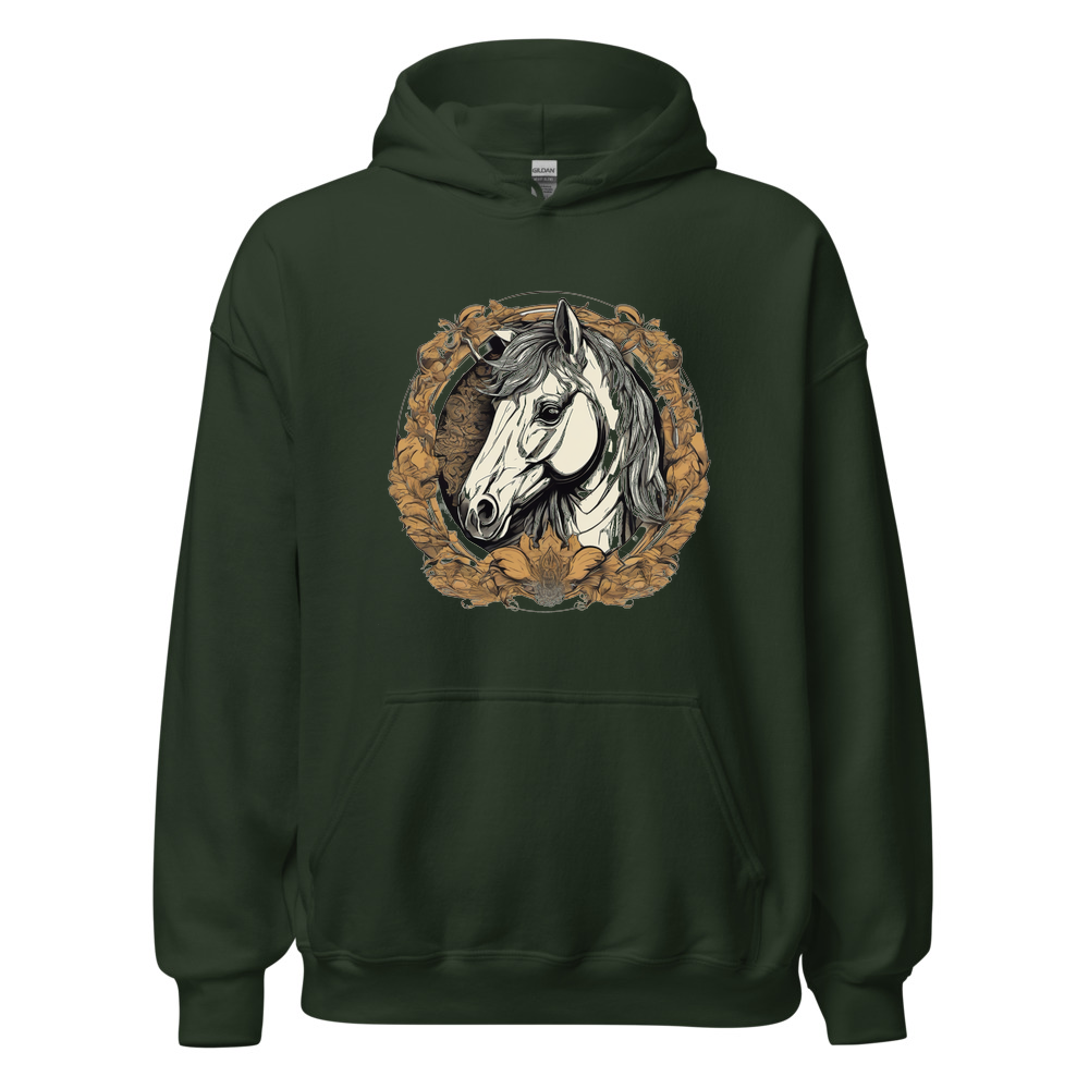 Forest Hoodie with print art
