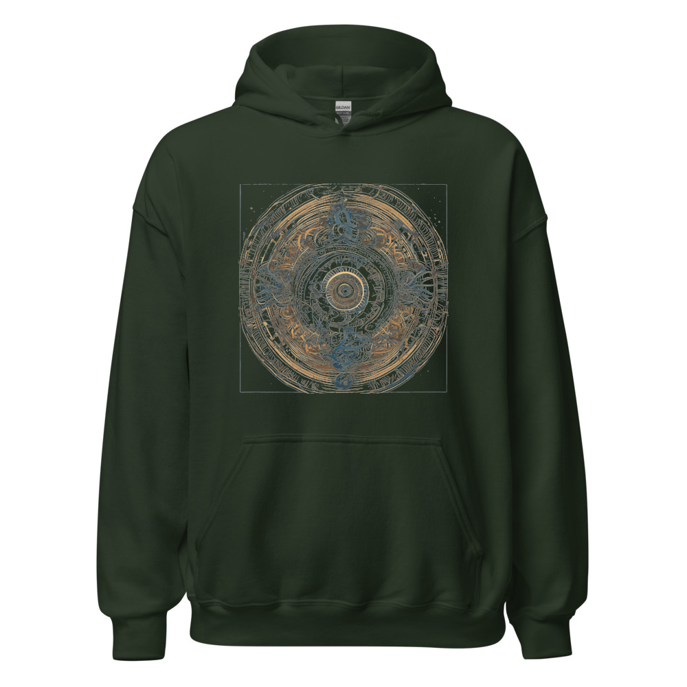 Forest Hoodie with print art