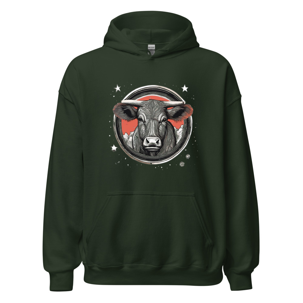 Forest Hoodie with print art