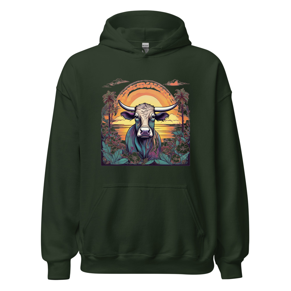 Forest Hoodie with print art