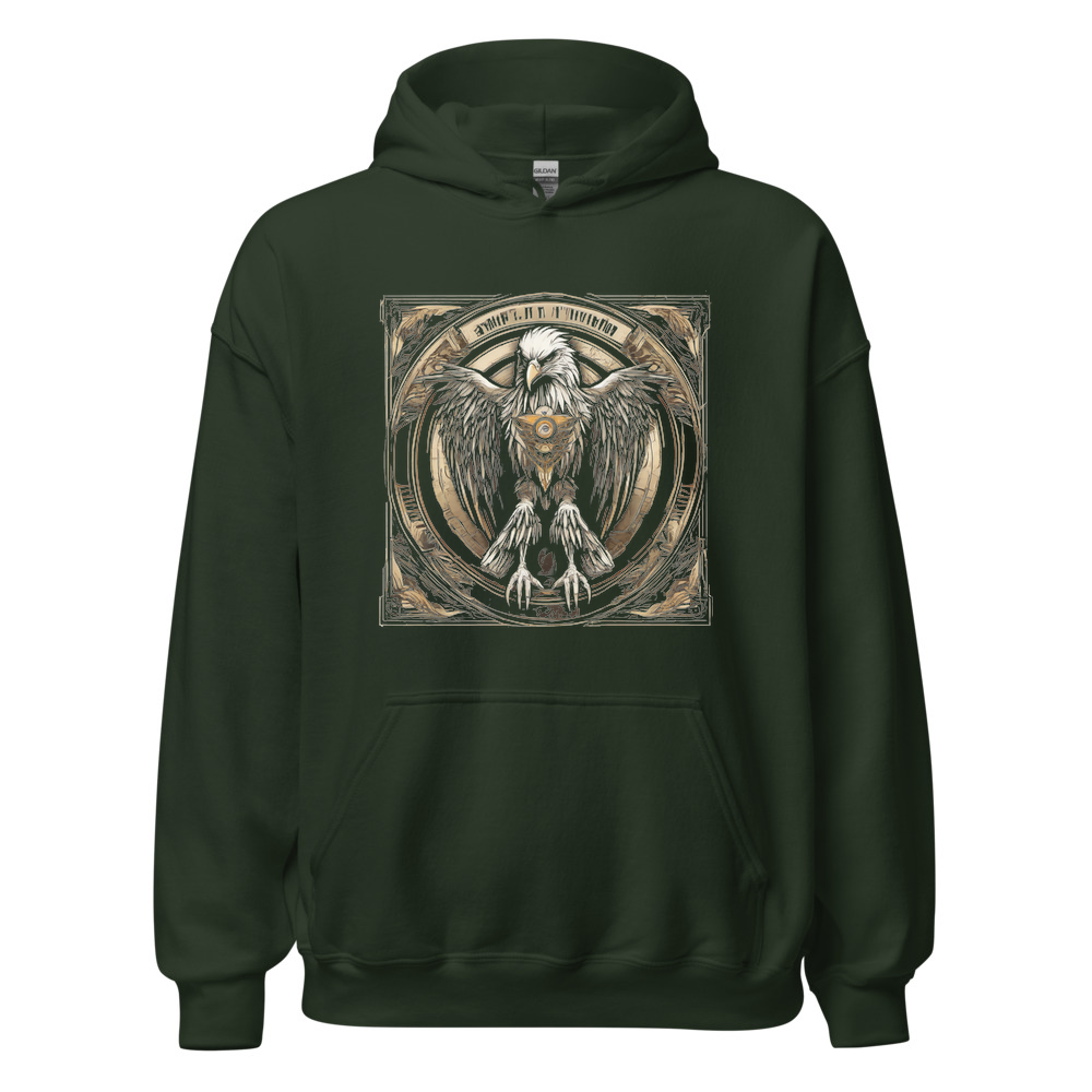 Forest Hoodie with print art