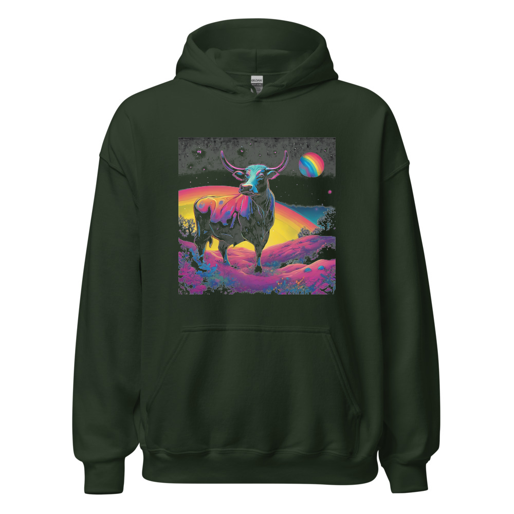 Forest Hoodie with print art