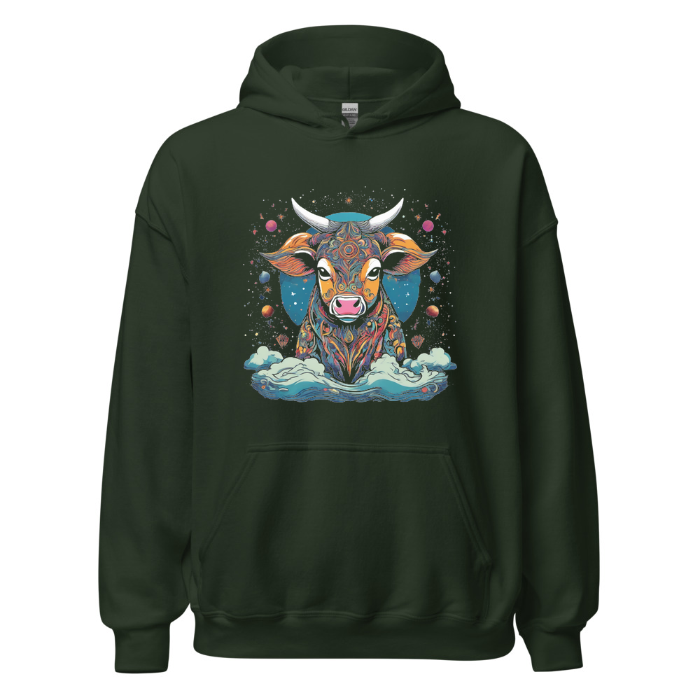 Forest Hoodie with print art