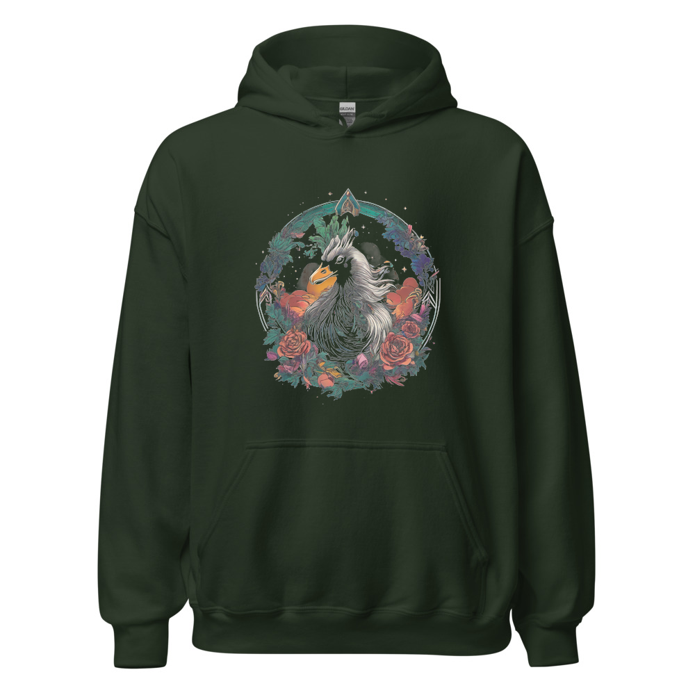 Forest Hoodie with print art