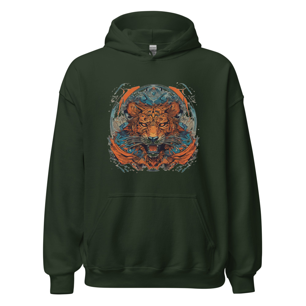 Forest Hoodie with print art