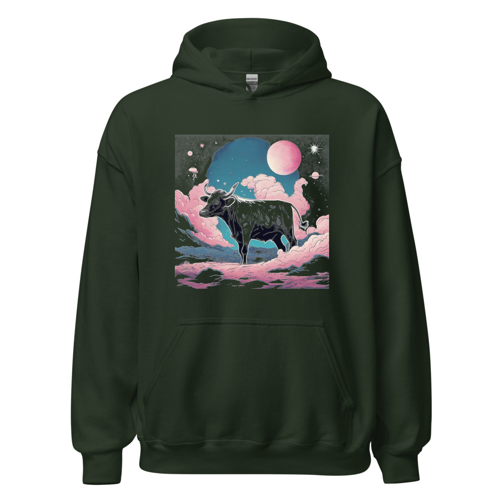 Forest Hoodie with print art