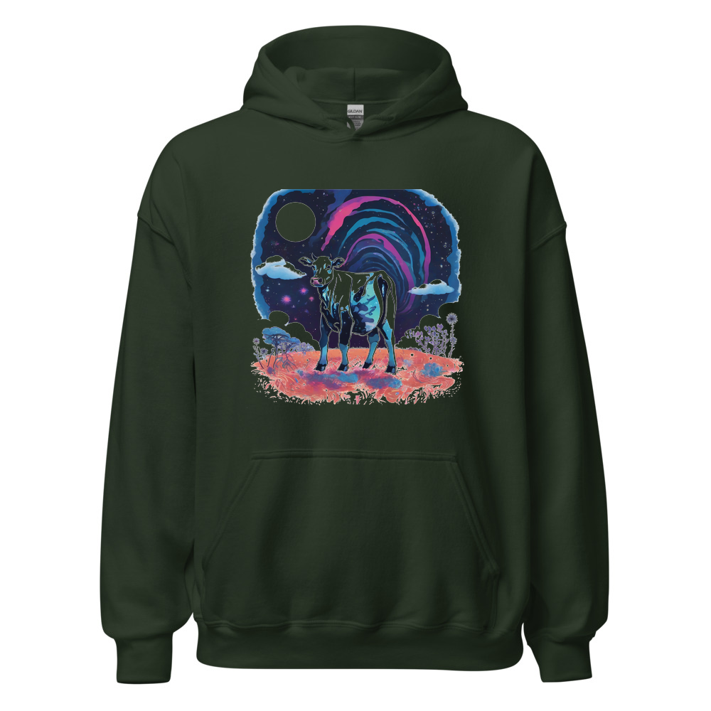 Forest Hoodie with print art