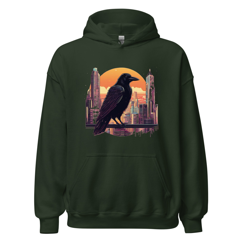 Forest Hoodie with print art