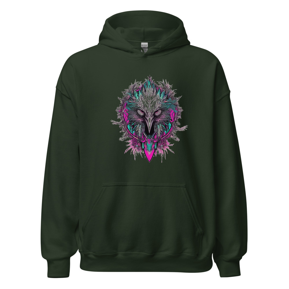 Forest Hoodie with print art
