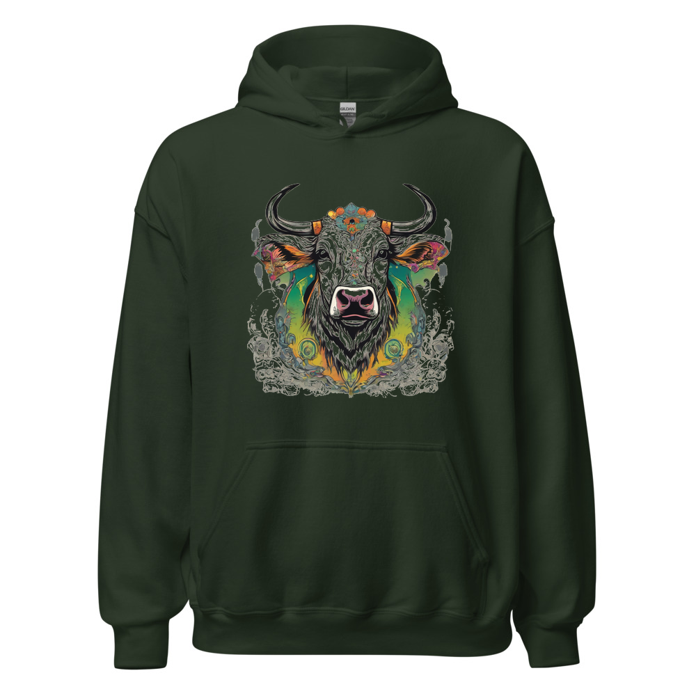 Forest Hoodie with print art