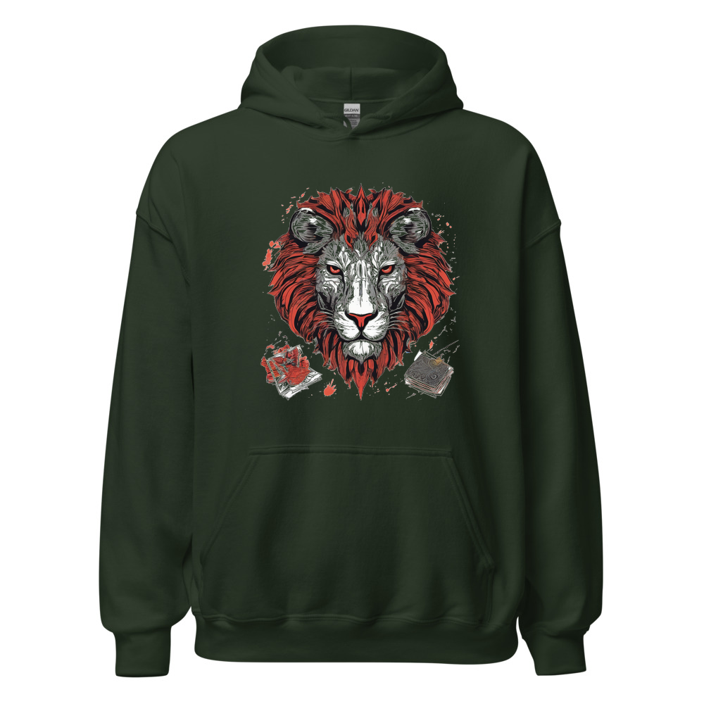 Forest Hoodie with print art