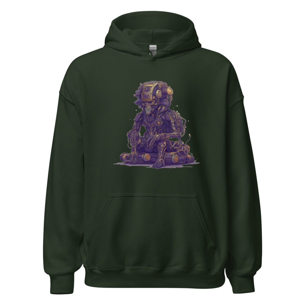 Forest Hoodie with print art