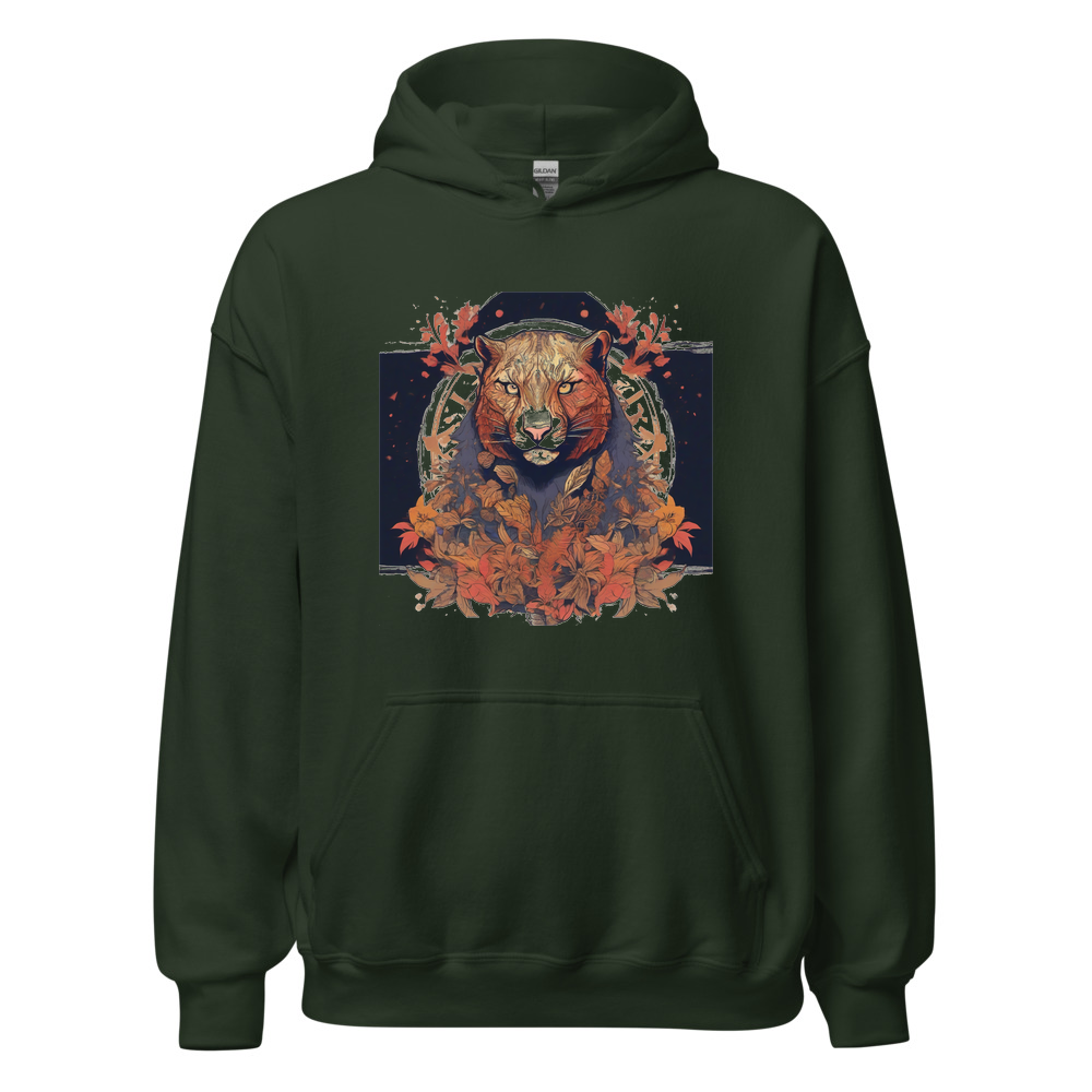 Forest Hoodie with print art