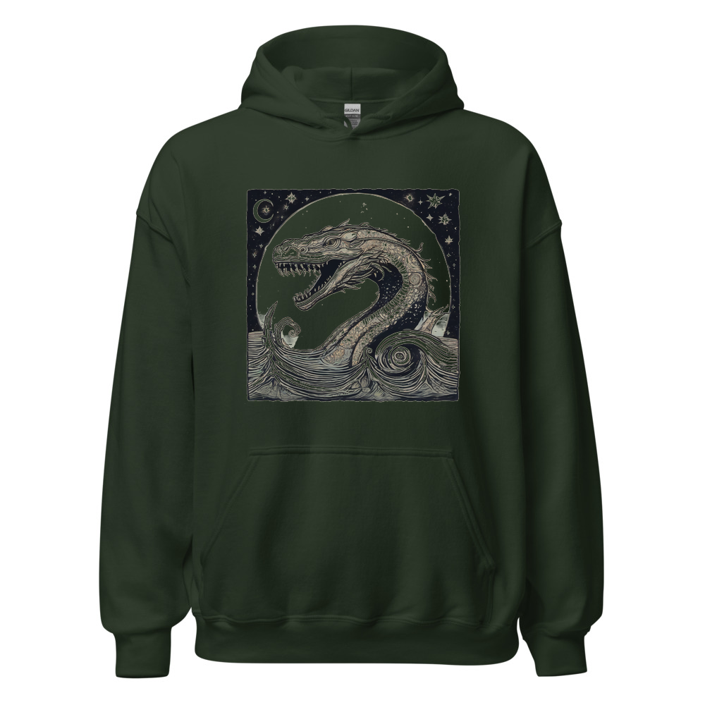 Forest Hoodie with print art