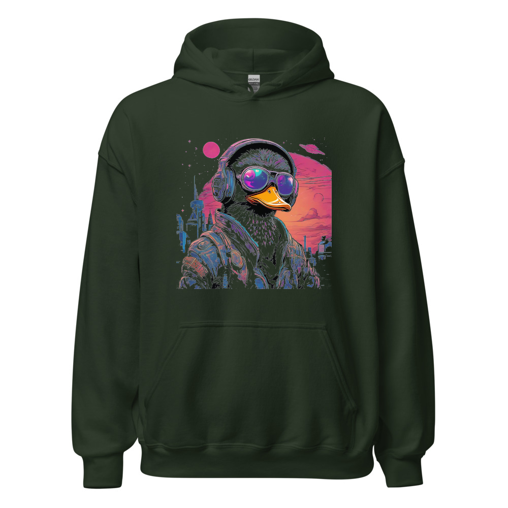 Forest Hoodie with print art
