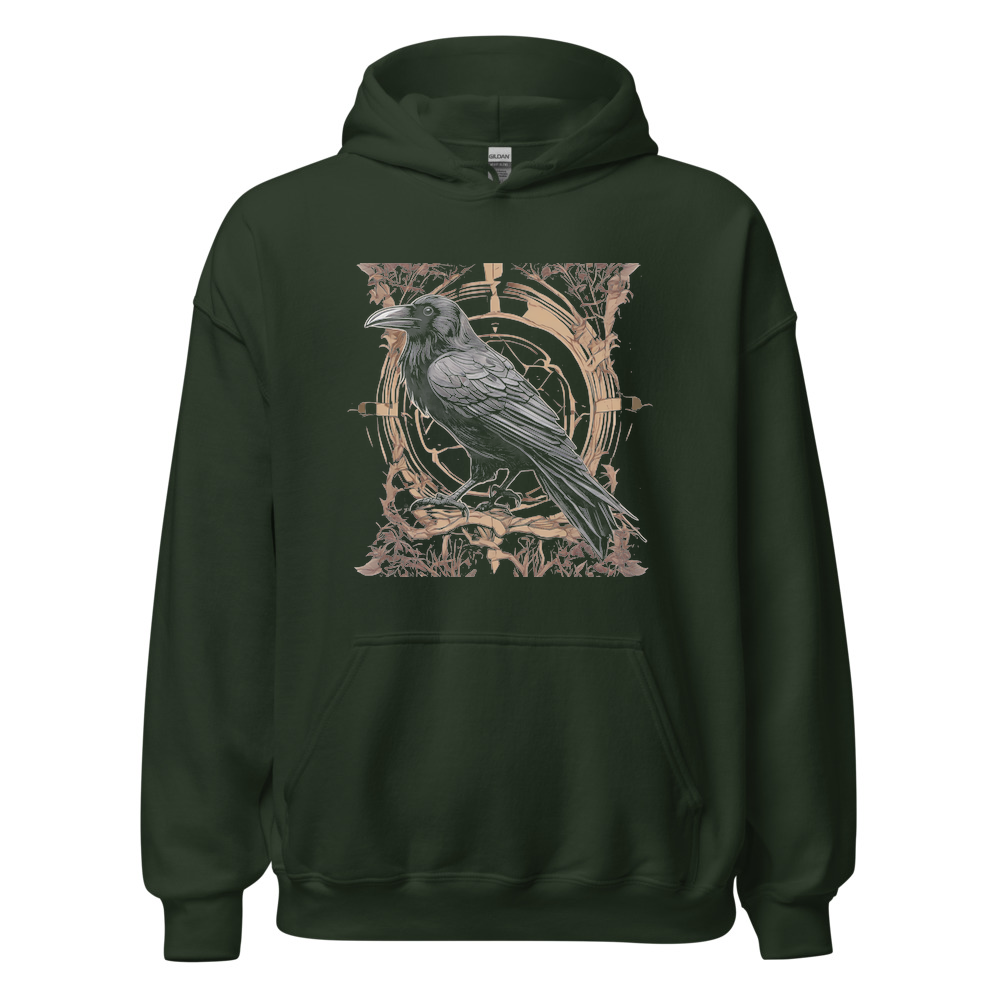 Forest Hoodie with print art