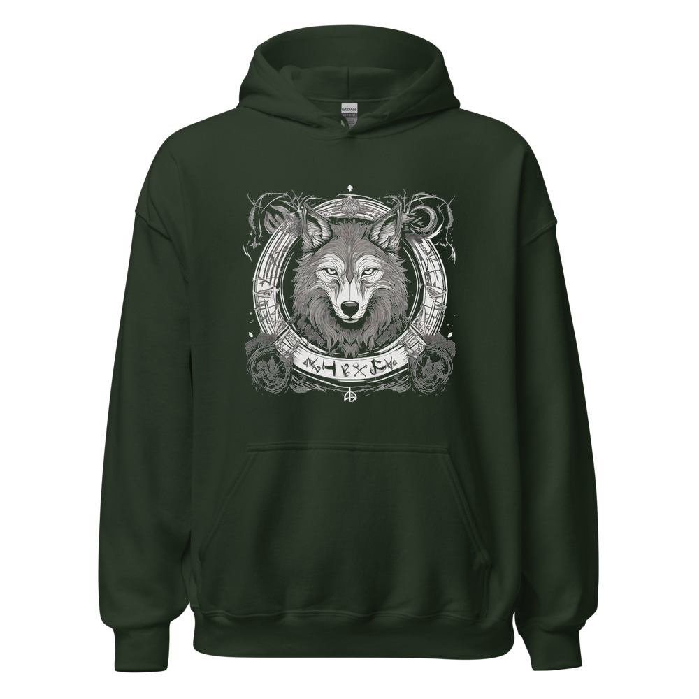 Forest Hoodie with print art