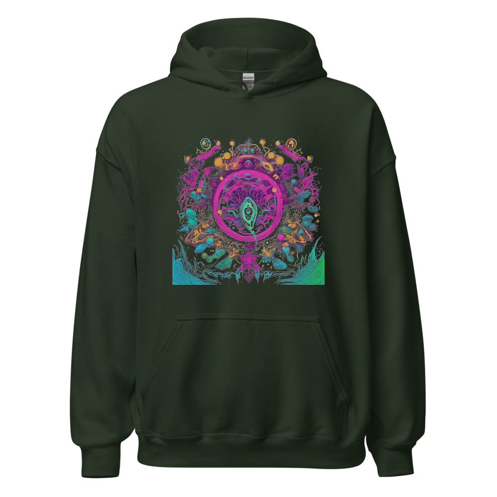 Forest Hoodie with print art