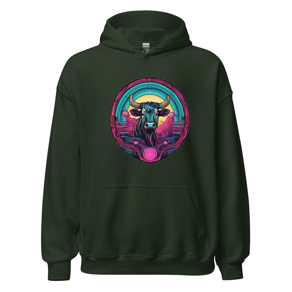 Forest Hoodie with print art