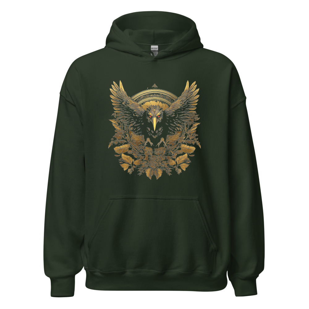 Forest Hoodie with print art