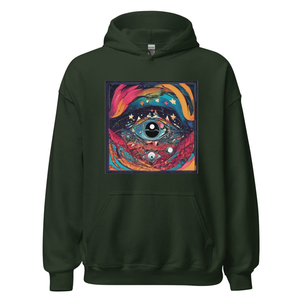 Forest Hoodie with print art