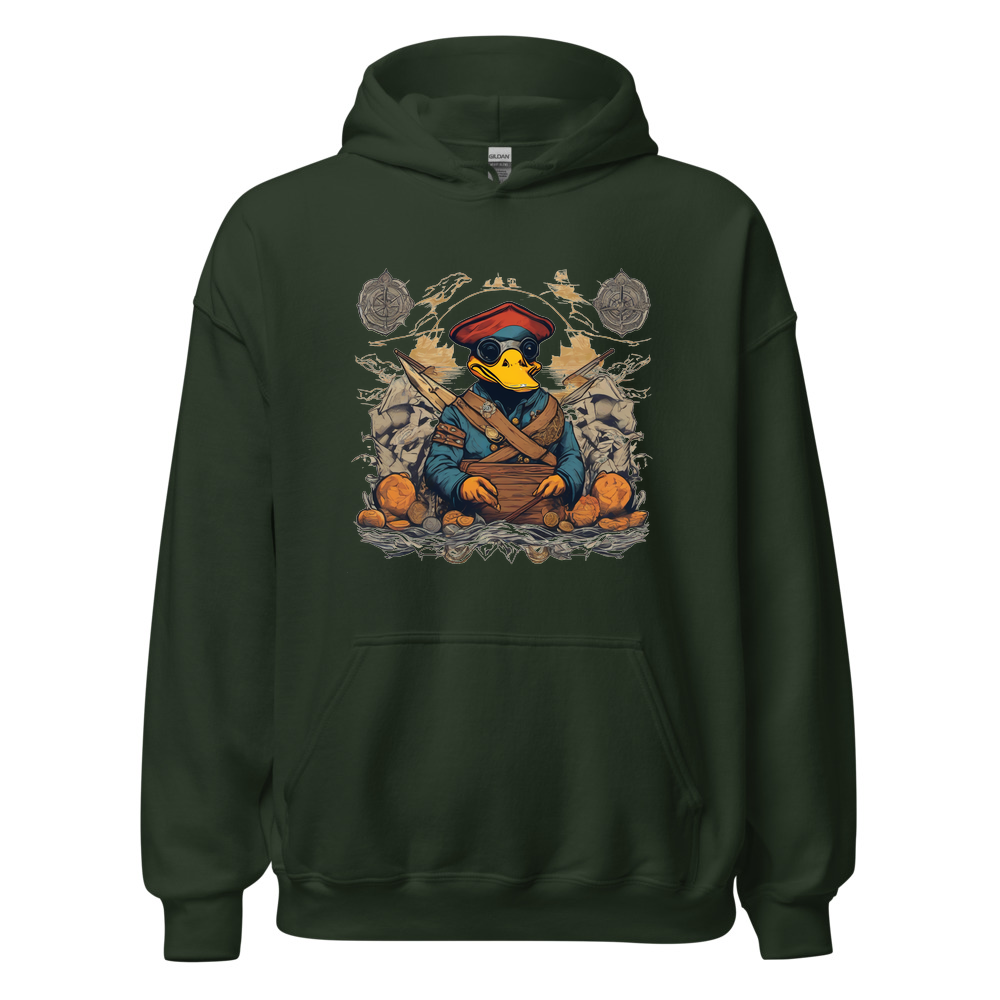 Forest Hoodie with print art