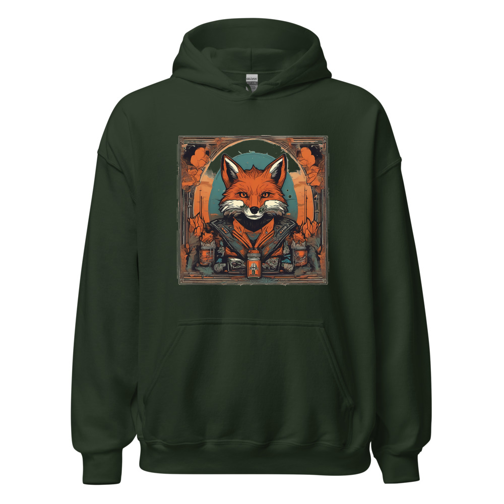 Forest Hoodie with print art