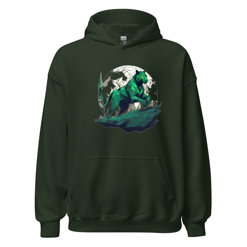 Forest Hoodie with print art